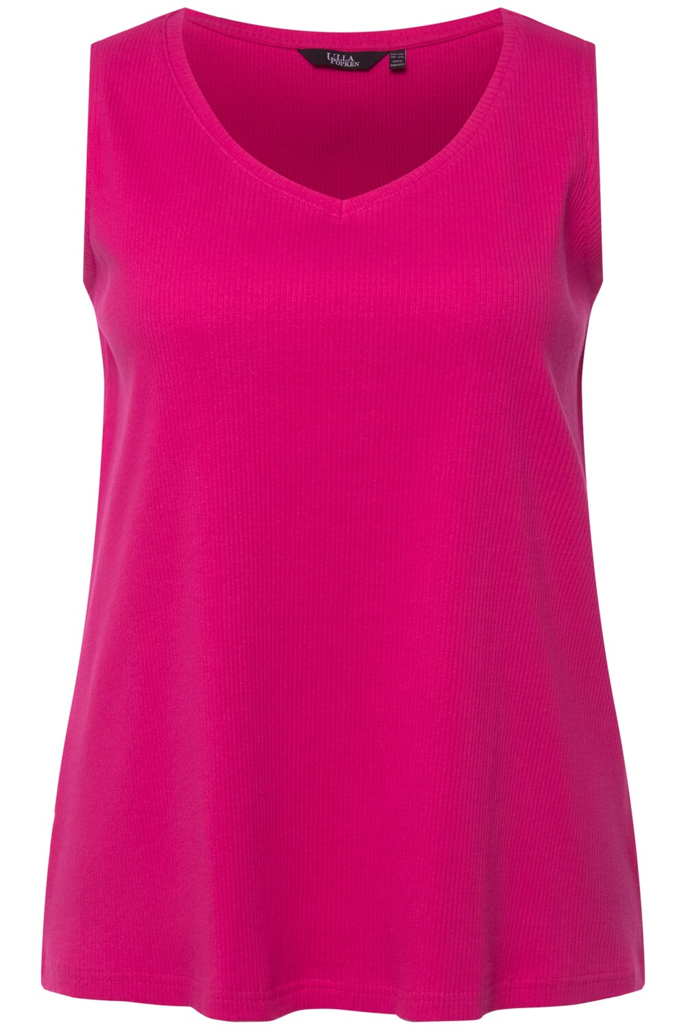 

Футболка Ulla Popken Strick Top, цвет fuchsia pink