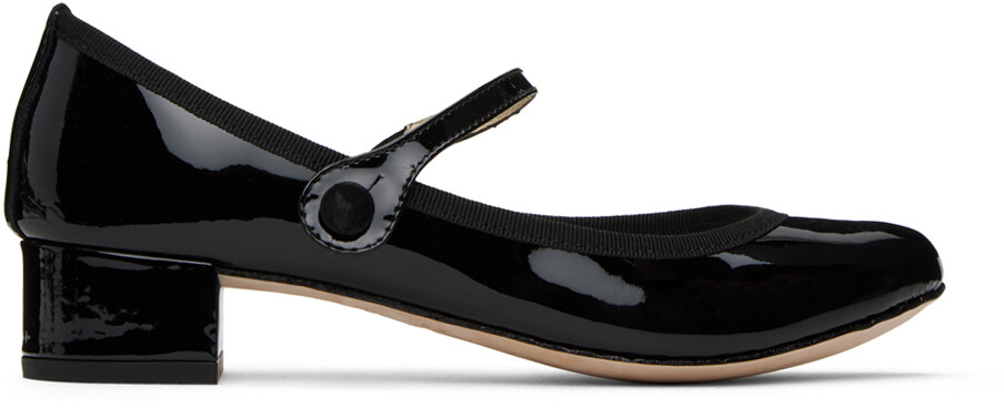 

Туфли на каблуках Repetto Black Rose Mary Jane