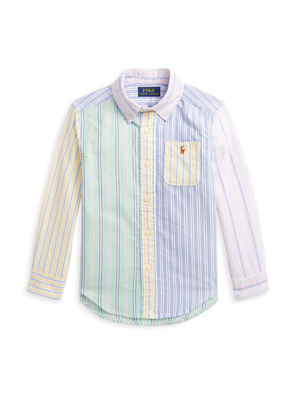 

Оксфордская рубашка в полоску для маленького мальчика Polo Ralph Lauren