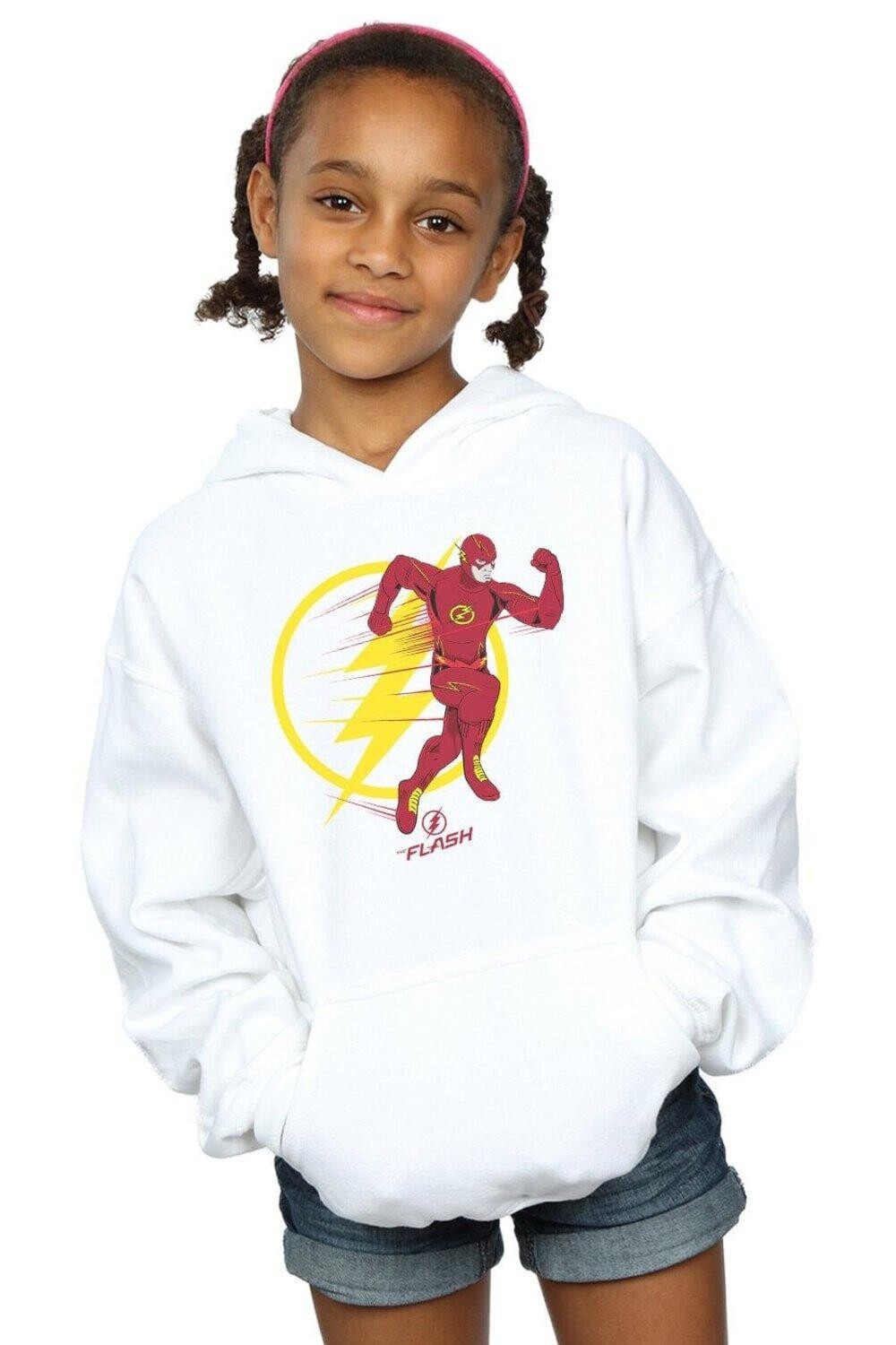 

Толстовка с эмблемой The Flash Running DC Comics, белый