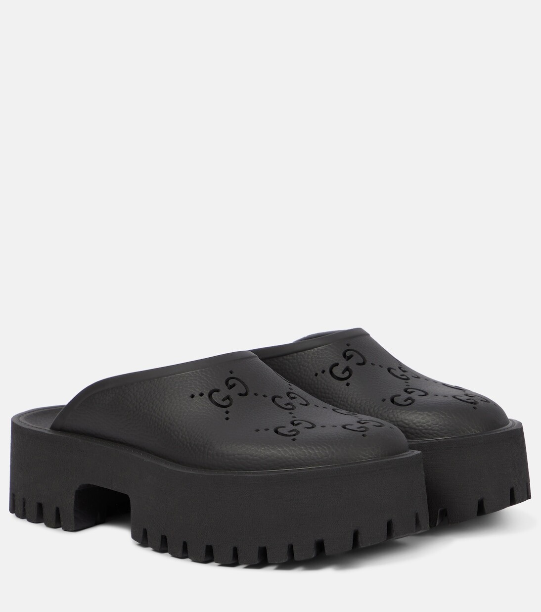 

Gg резиновые сабо Gucci, черный