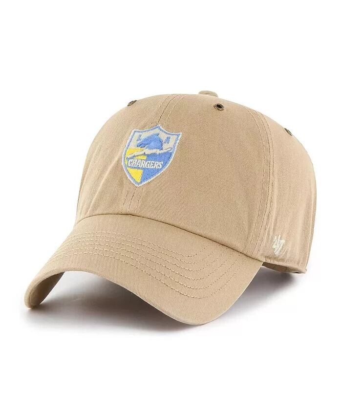 

Мужская регулируемая кепка цвета хаки Los Angeles Chargers Overton Clean Up '47 Brand, бежевый