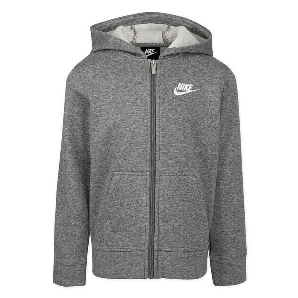 

Толстовка Nike Club Fleece Full Zip, серый