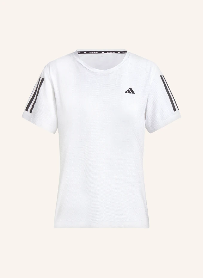 цена Беговая рубашка own the run Adidas, белый