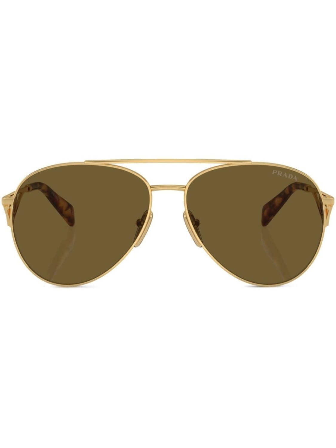

Солнцезащитные очки-пилоты Prada Eyewear, золотистый