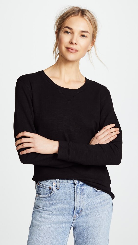 

Толстовка MONROW Crew Neck, черный
