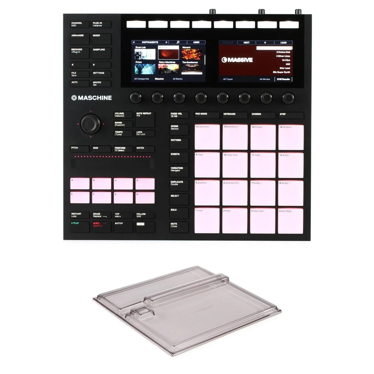 

Native Instruments Maschine MK3 с Komplete 14 Select и крышкой Decksaver