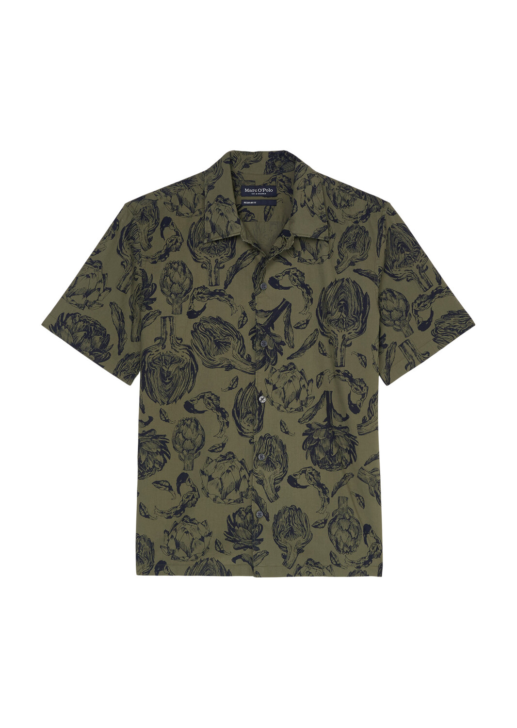 

Рубашка Marc O'Polo regular, цвет multi/olive