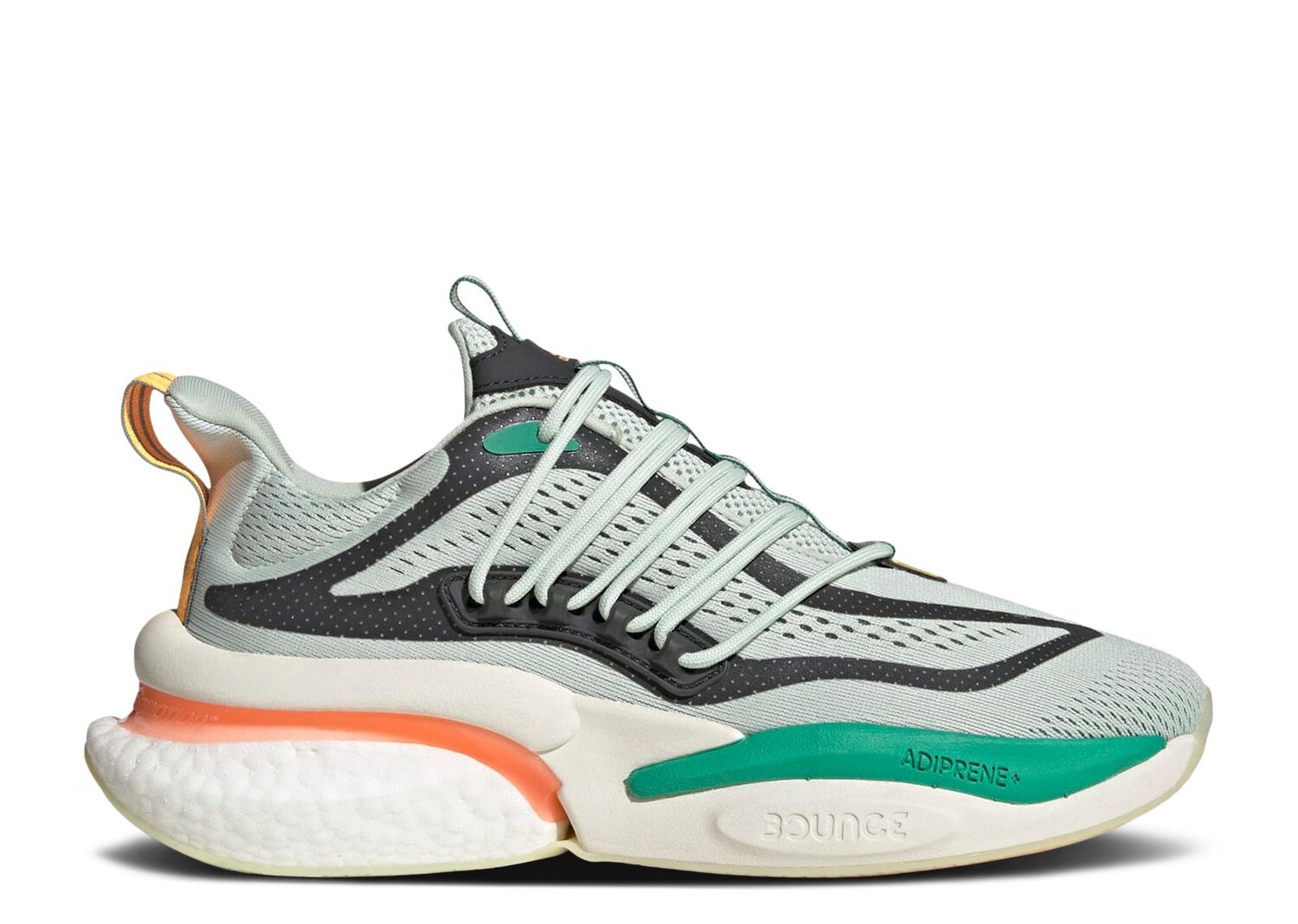 

Кроссовки adidas Alphaboost V1 'Linen Green Solar Gold', зеленый