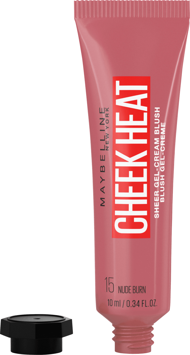 Румяна Cheek Heat 15 Nude Burn 10 мл Maybelline New York maybelline cheek heat крем румяна с коралловым покрытием 8 мл 0 27 унции