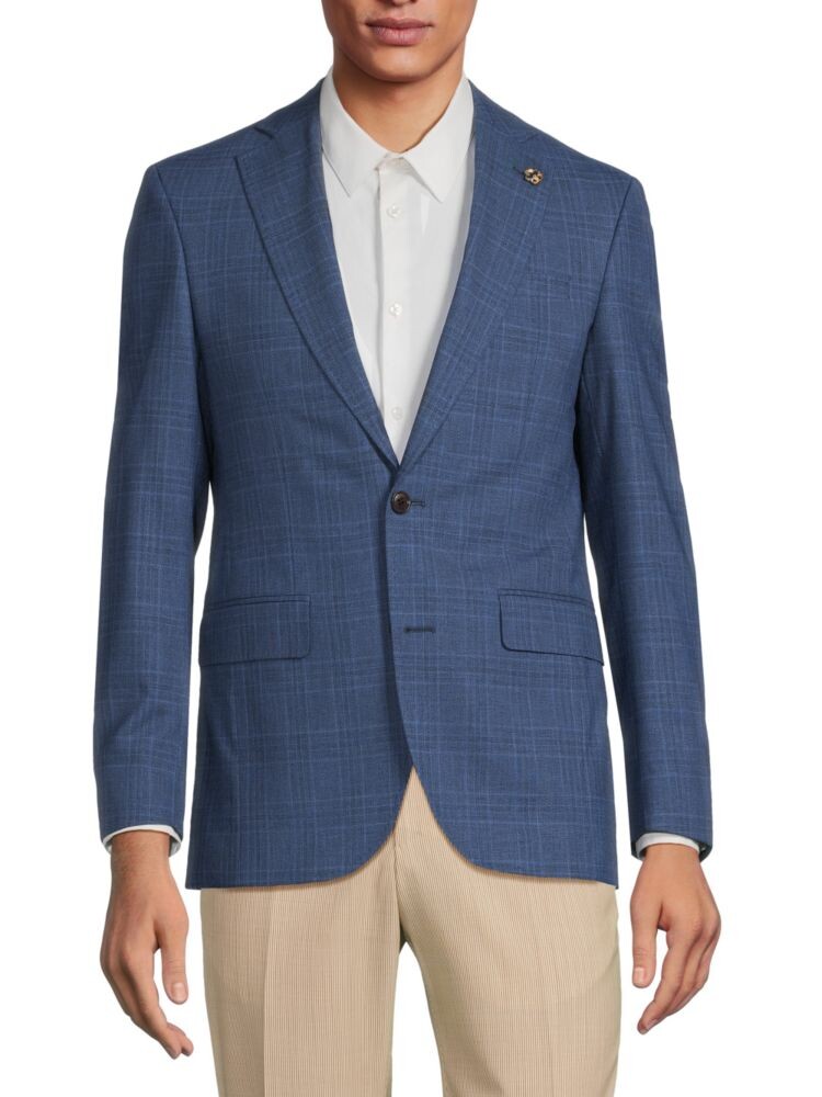 

Джей клетчатый пиджак Ted Baker London, синий