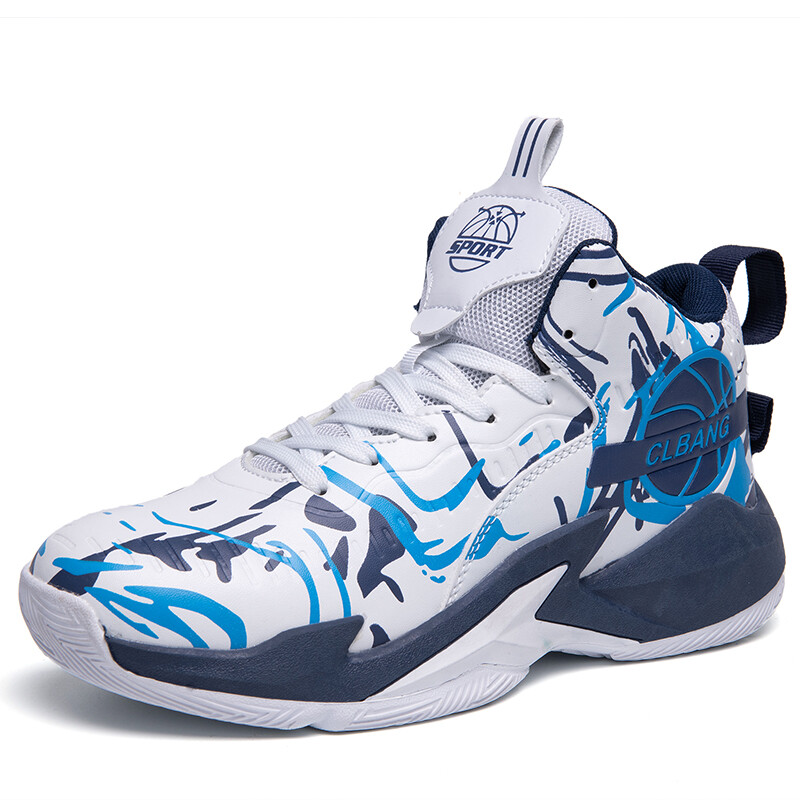 

Баскетбольные кроссовки Basketball Shoes Men High-top Dtutu, белый/черный