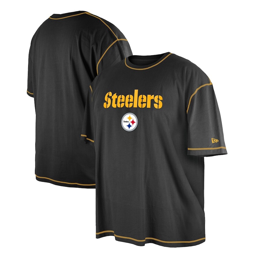 

Футболка с коротким рукавом New Era Pittsburgh Steelers, черный