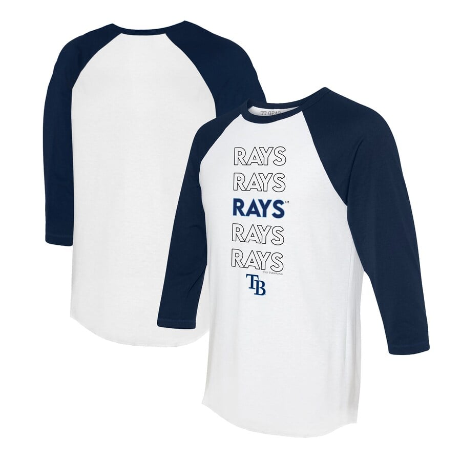 

Футболка с длинным рукавом Tiny Turnip Tampa Bay Rays, белый