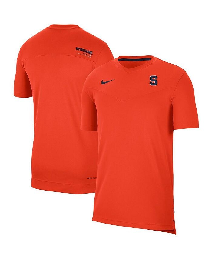 

Мужская оранжевая футболка Syracuse Orange 2022 Coaches UV Performance Nike, оранжевый