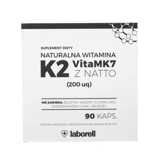 Витамин К2 ВитаМК7 с натто Laborell, 200 мкг, 90 капсул