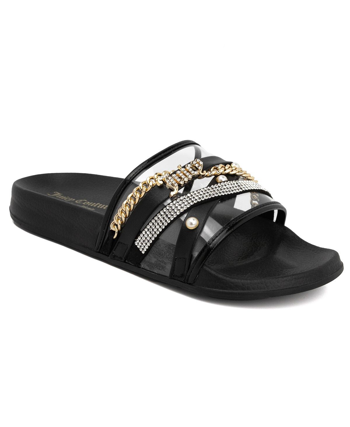 

Женские шлепанцы Styx Lucite Juicy Couture, черный