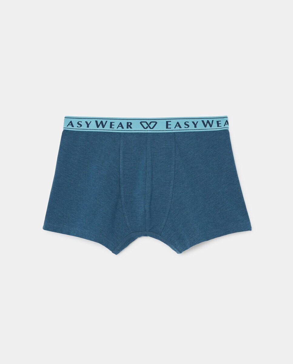 

Однотонные эластичные мужские боксеры Easy Wear, темно-синий