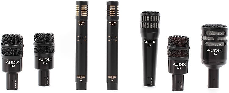 Комплект микрофонов Audix DP7 7-Piece Drum Microphone Package комплект микрофонов для ударных audix dp7