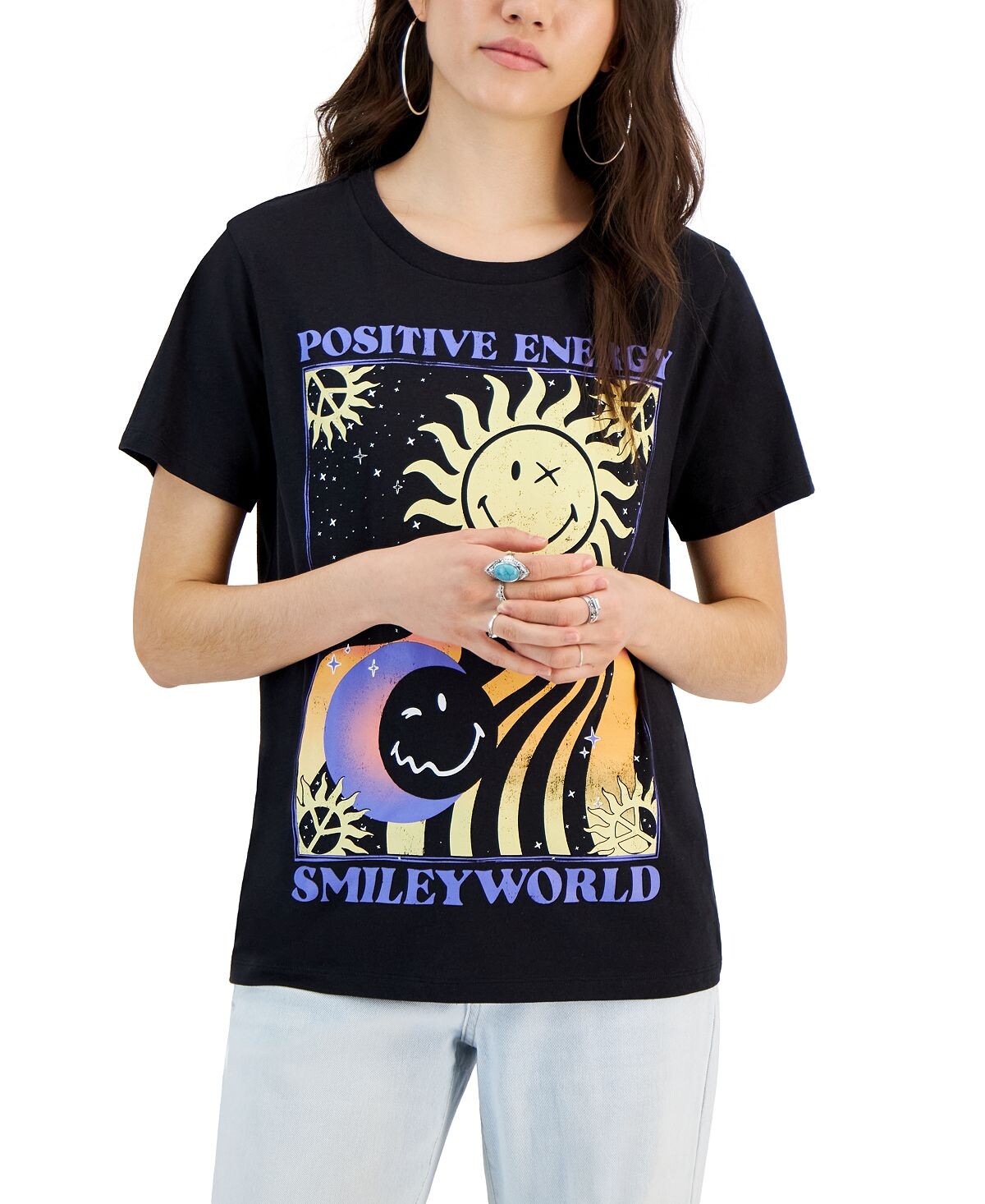 

Футболка с короткими рукавами и рисунком Celestial для юниоров SmileyWorld