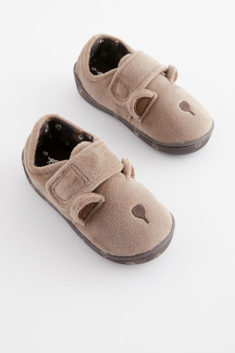 

Тапочки Cupsole с сенсорной застежкой и светящимся в темноте принтом Next, коричневый