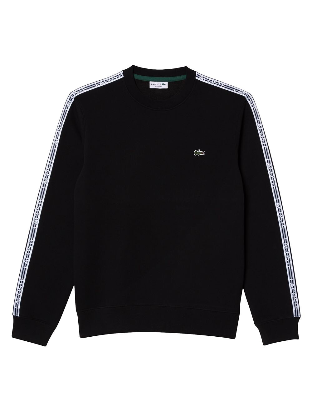 

Толстовка с круглым вырезом и логотипом Lacoste, черный