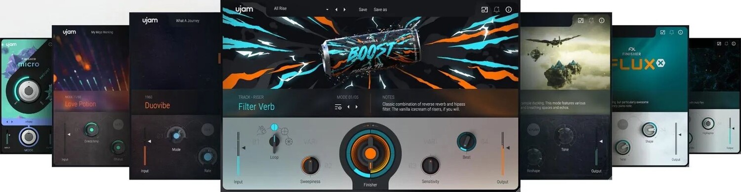 

Комплект плагинов эффектов UJAM Finisher Effects