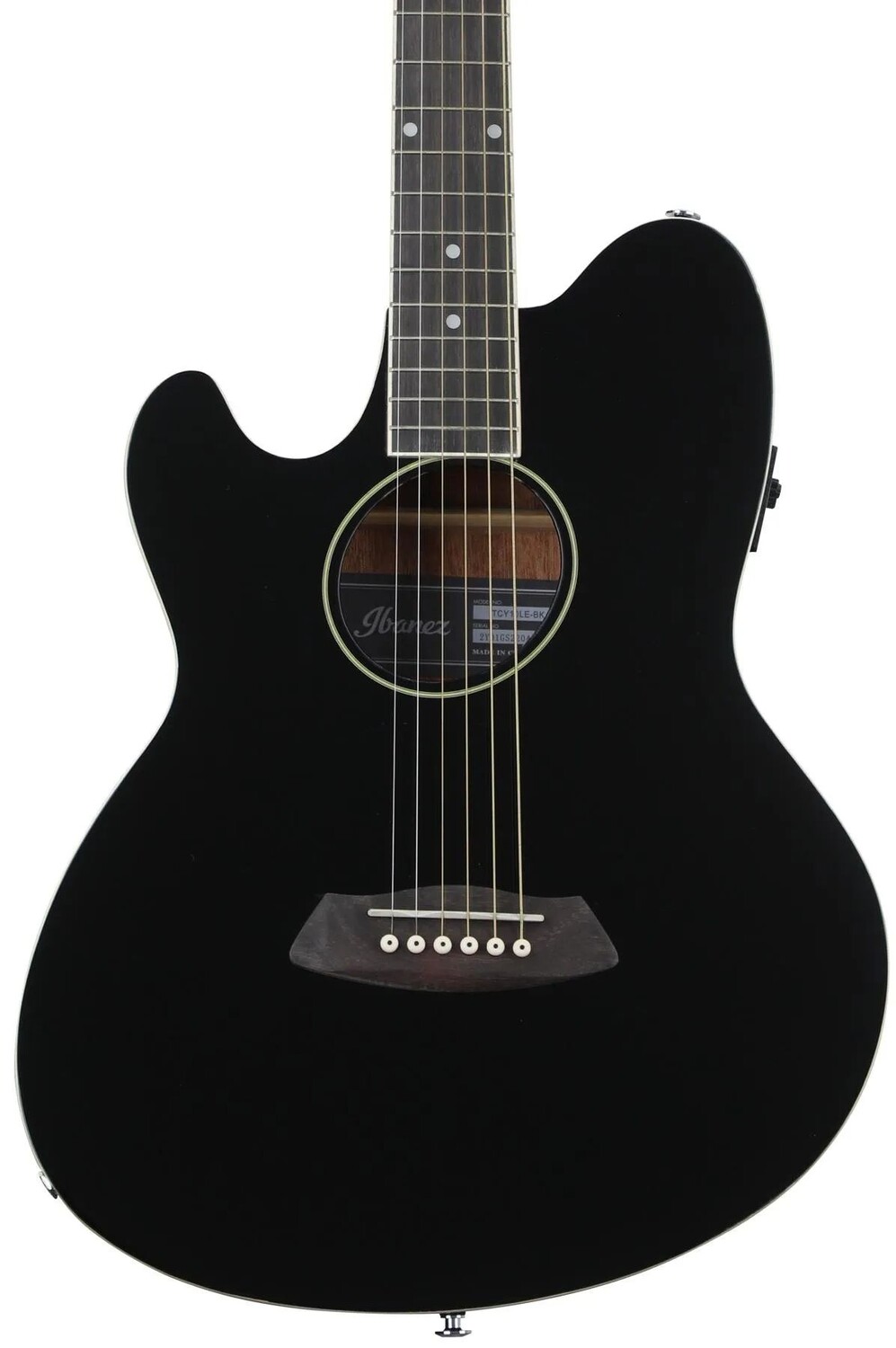

Ibanez Talman TCY10LEBK Левосторонняя акусто-электрическая гитара - черная