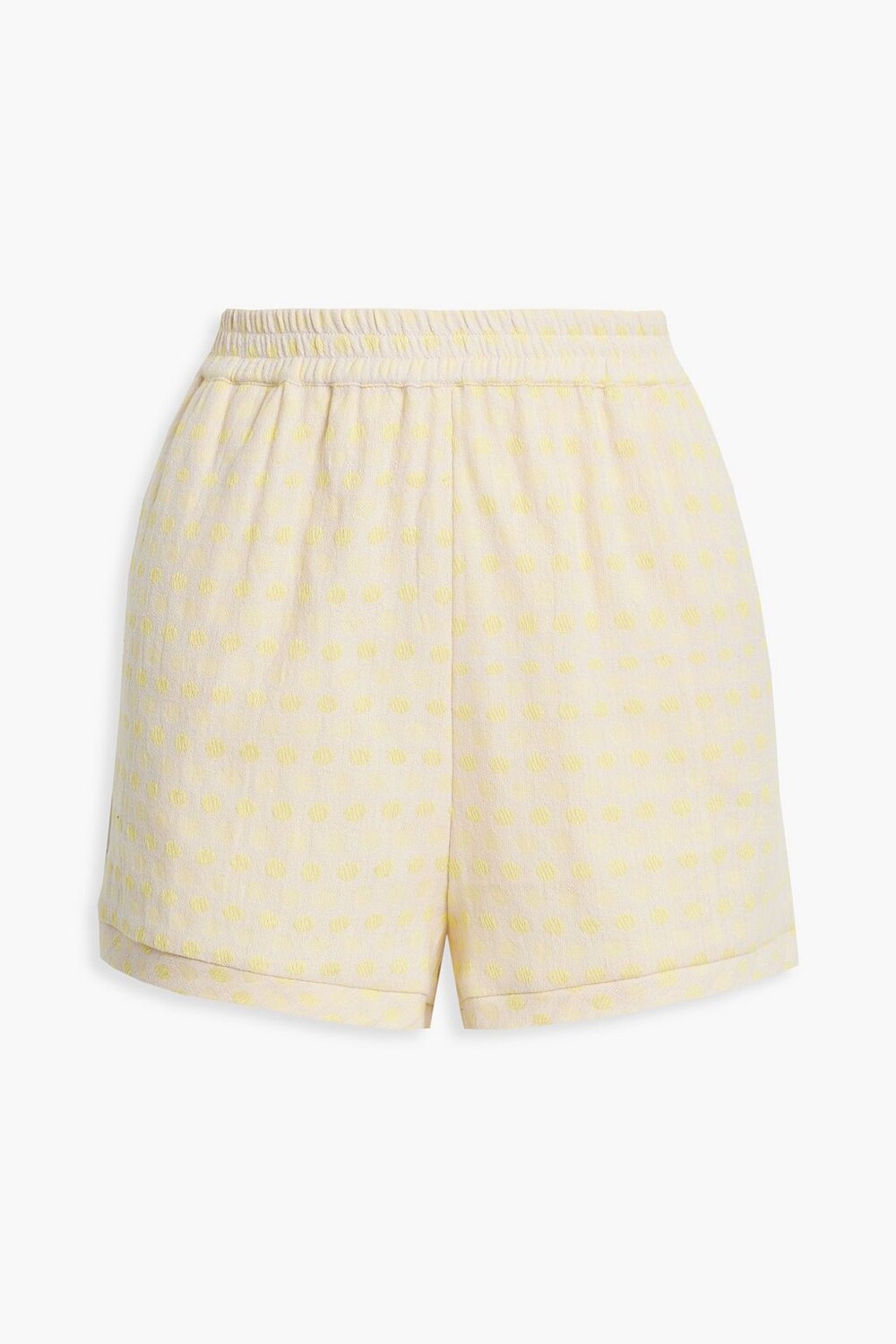 

Шорты из хлопкового жаккарда в горошек SUMMERY COPENHAGEN, желтый