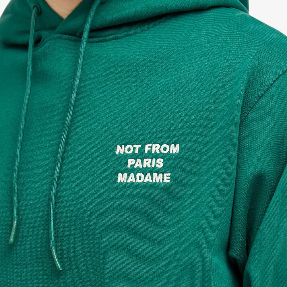 

Drole de Monsieur Толстовка Not From Paris Madame, зеленый