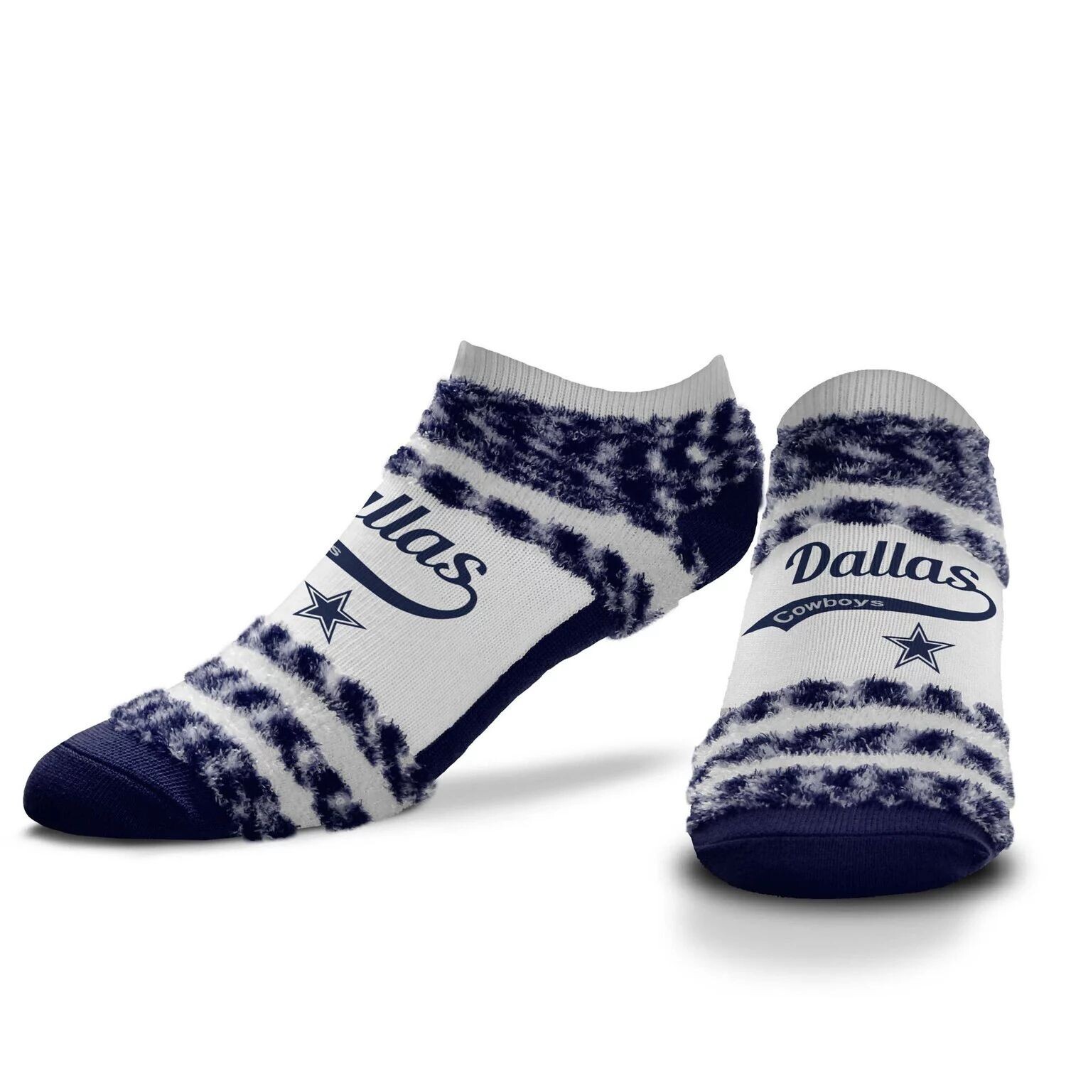 

Женские носки для босых ног Dallas Cowboys Tail Swoop с пушистым щиколотком