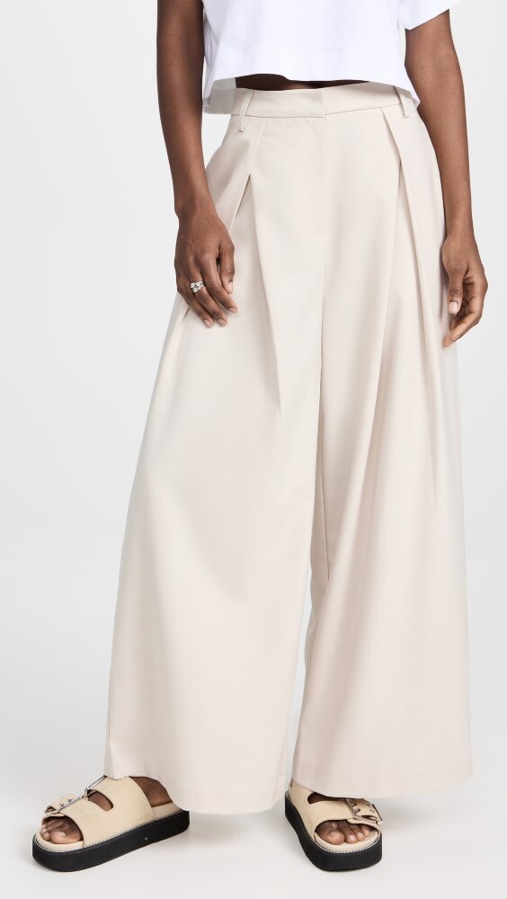 

Брюки Pixie Market Alew Wide Leg, бежевый