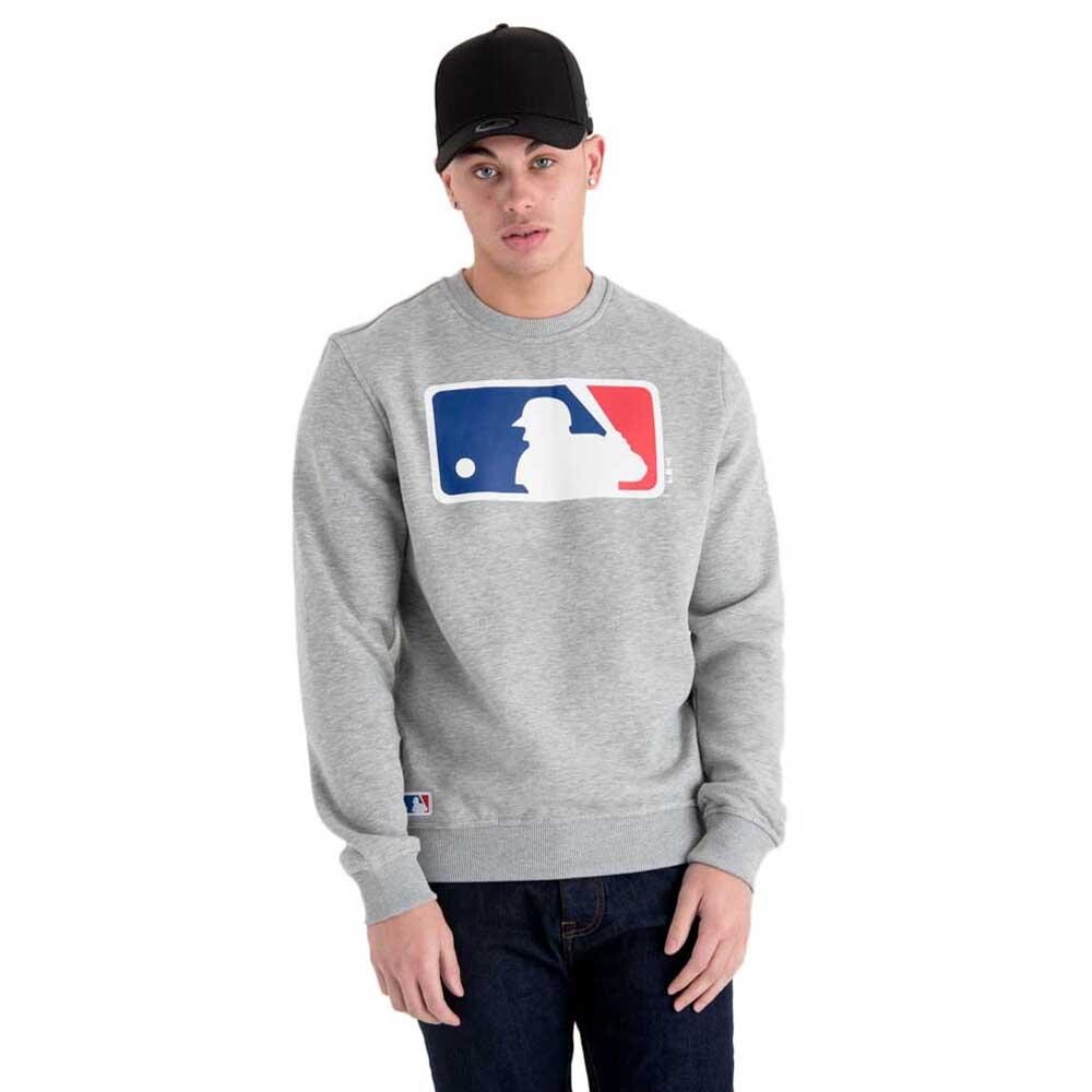 

Толстовка New Era MLB Logo Crew Neck, серый