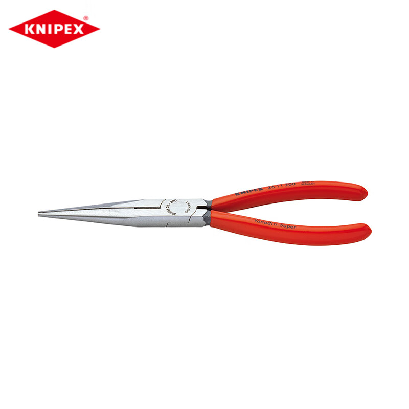 KNIPEX 200 мм плоскогубцы с острыми концами 8 дюймов, экономичные плоскогубцы с длинными концами, многофункциональные плоскогубцы с длинными концами для электриков с маленьким наконечником, плоскогубцы с острыми концами промышленного класса 26 11 200