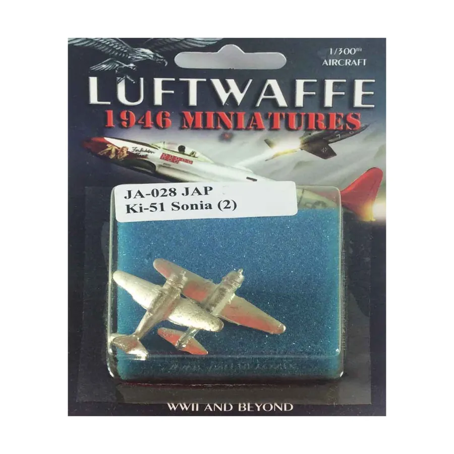 

Митсубиси Ки-51 Соня, Luftwaffe 1946 Miniatures - Japan (1:300)
