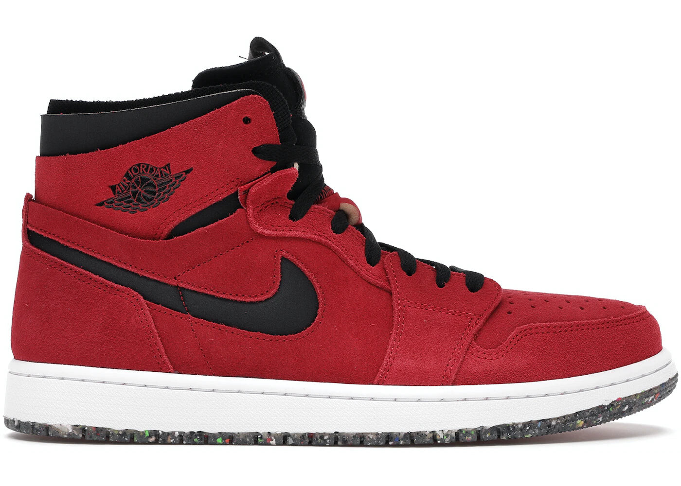 

Кроссовки замшевые Jordan 1 High Zoom Air CMFT, красный