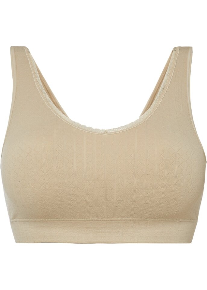 

Бесшовный бюстгальтер без косточек feel comfort из переработанного материала Bpc Bonprix Collection