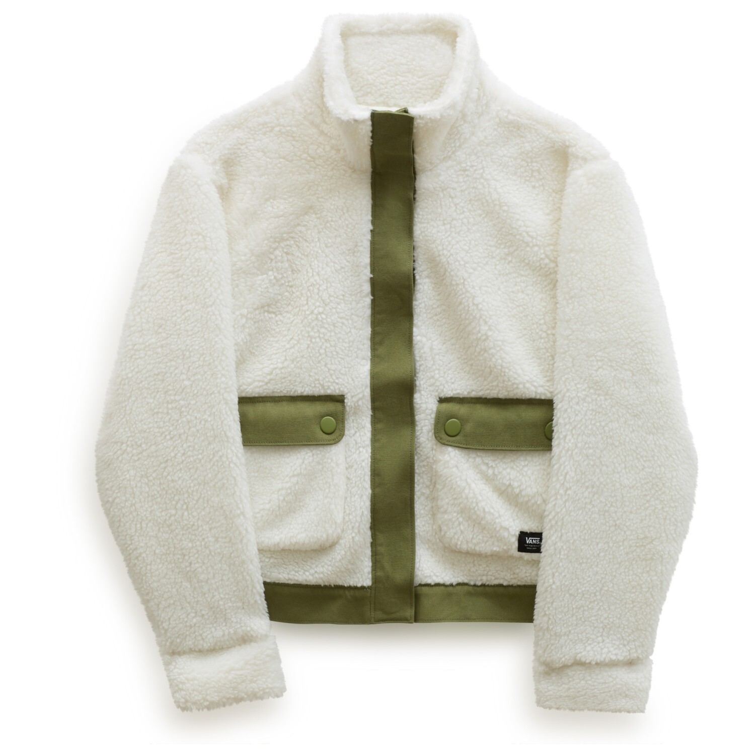 

Флисовая жилетка Vans Women's Tevis Sherpa, цвет Marshmallow