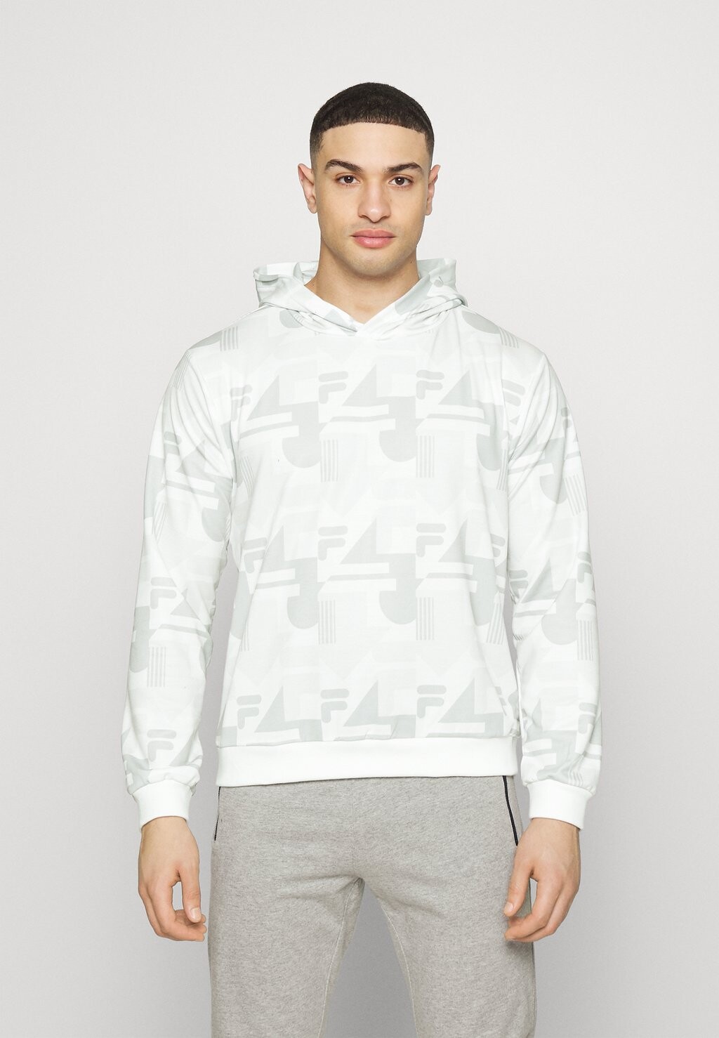 

Толстовка с капюшоном RIAD REGULAR HOODY Fila, просвечивающий белый