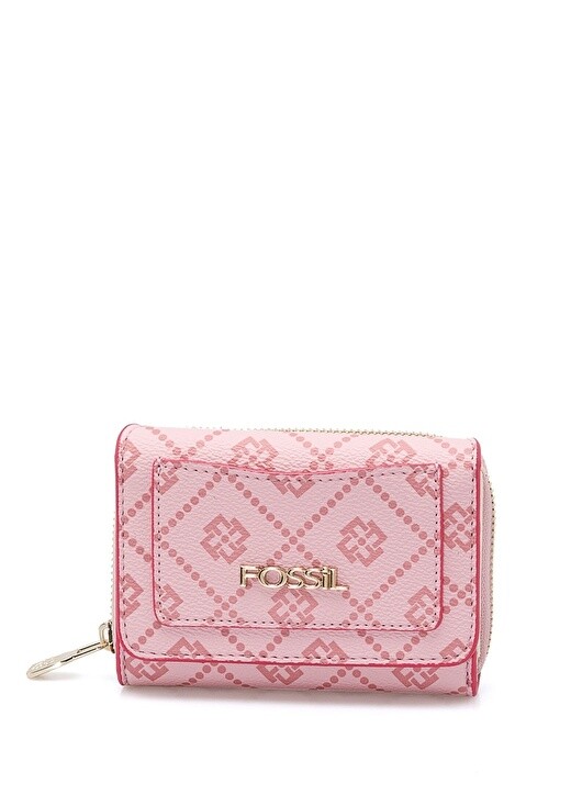

Розовый женский кошелек Fossil