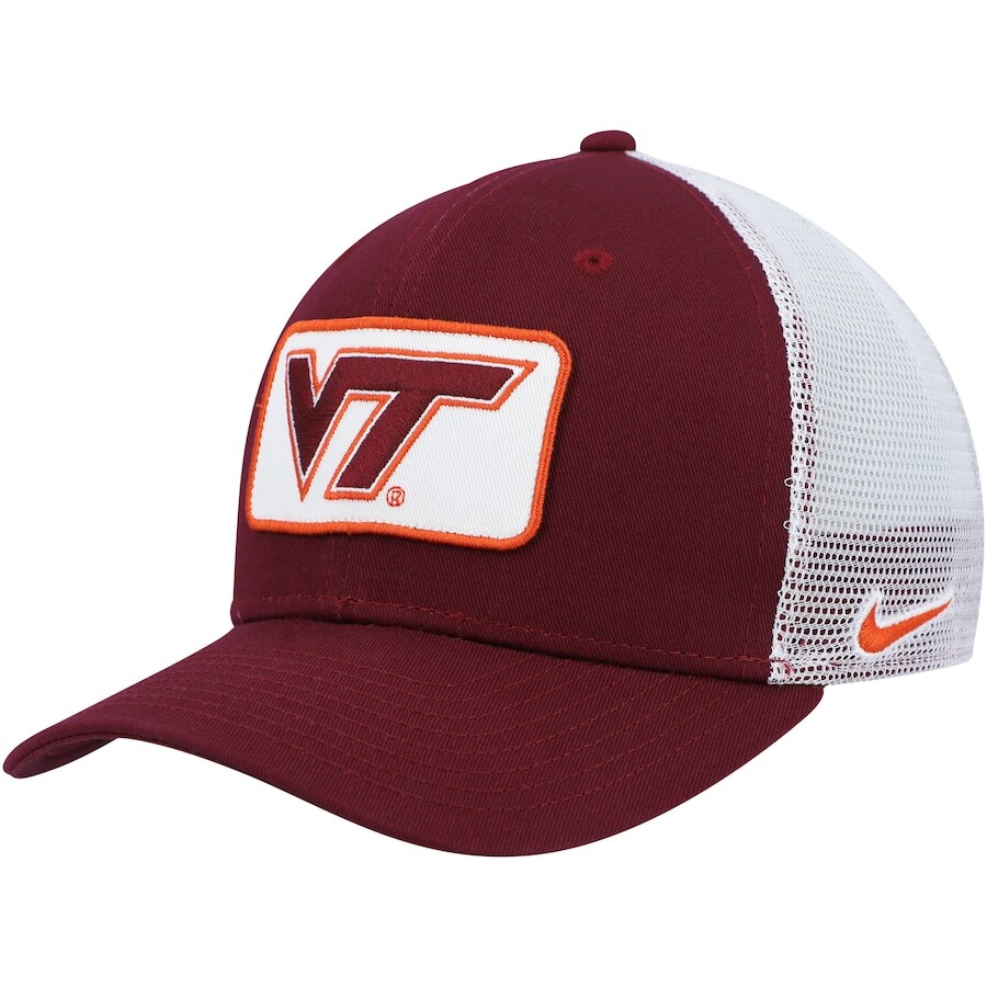 

Бейсболка Nike Virginia Tech Hokies, бордовый