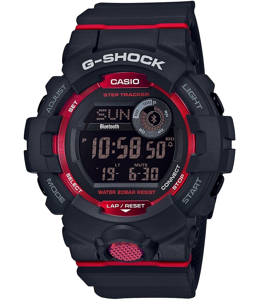 

Ударопрочные часы G-Shock Digital Black & Red, черный