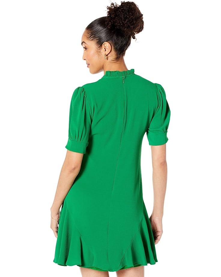 Платье CeCe Short Sleeve V-Neck Ruffled Dress w/ Ties, цвет Lush Green