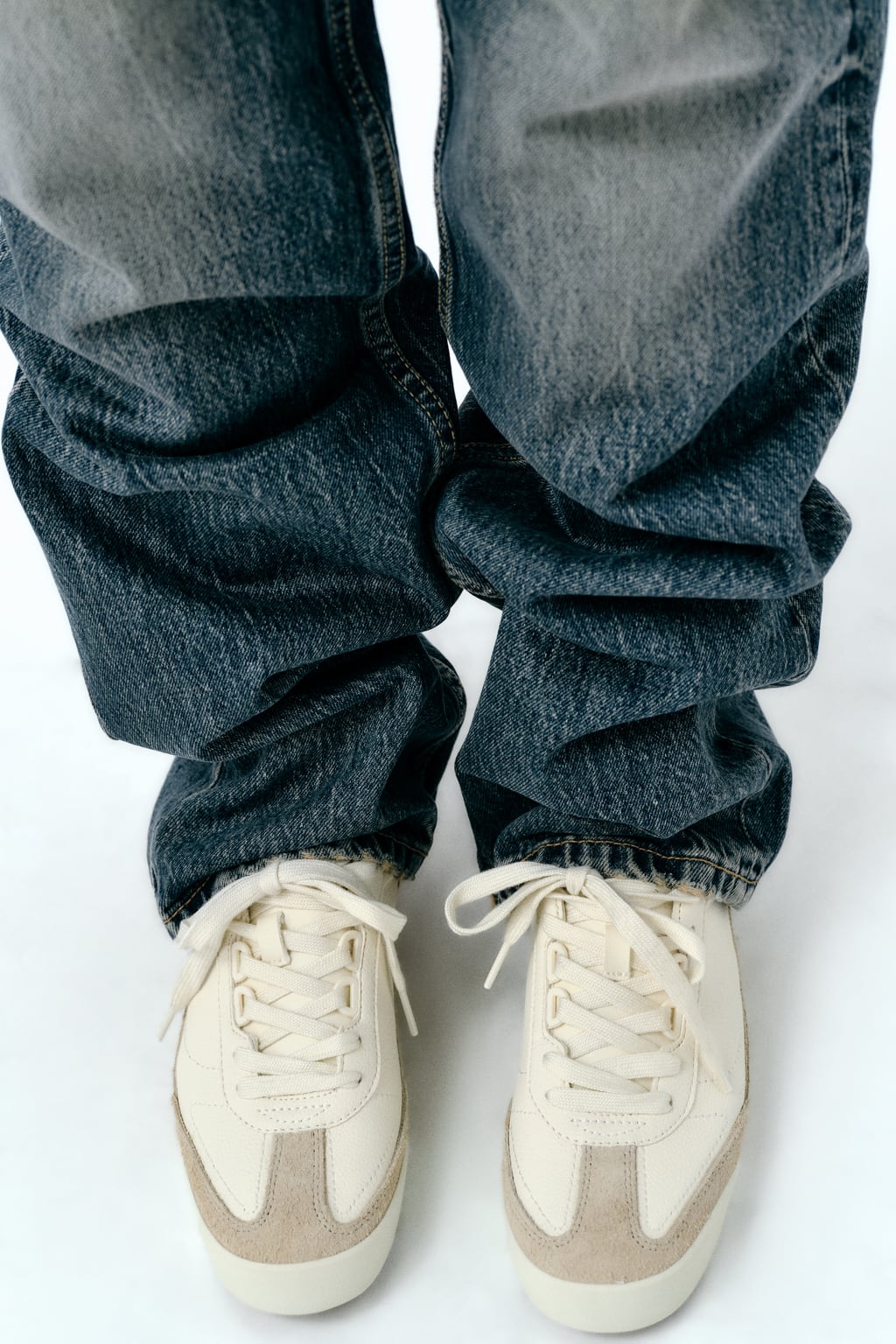 Контрастные кроссовки ZARA, разноцветный контрастные брюки для джоггинга zara баклажановый