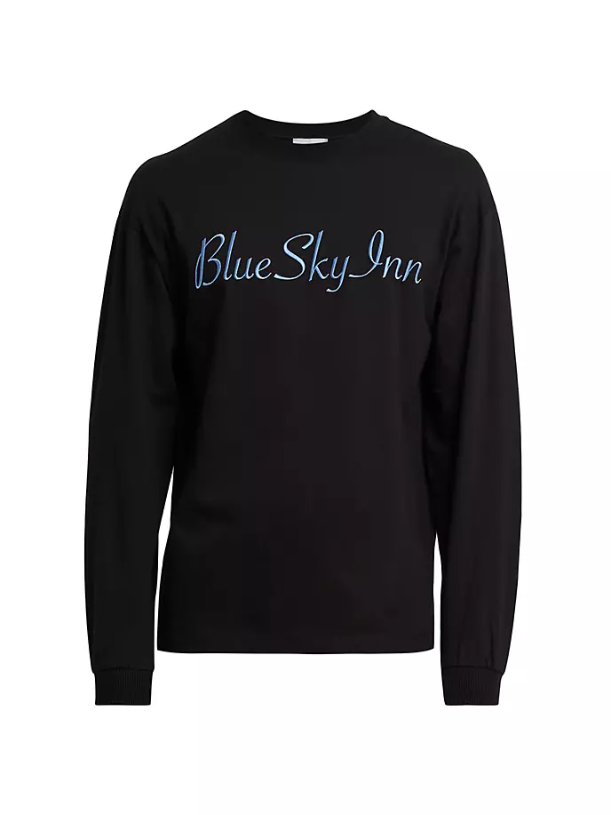 цена футболка с длинными рукавами и логотипом Blue Sky Inn, черный
