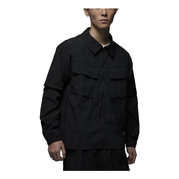 куртка рубашка jordan 23 engineered размер xl черный бежевый Куртка Air Jordan 23 Engineered Jacket 'Black', черный