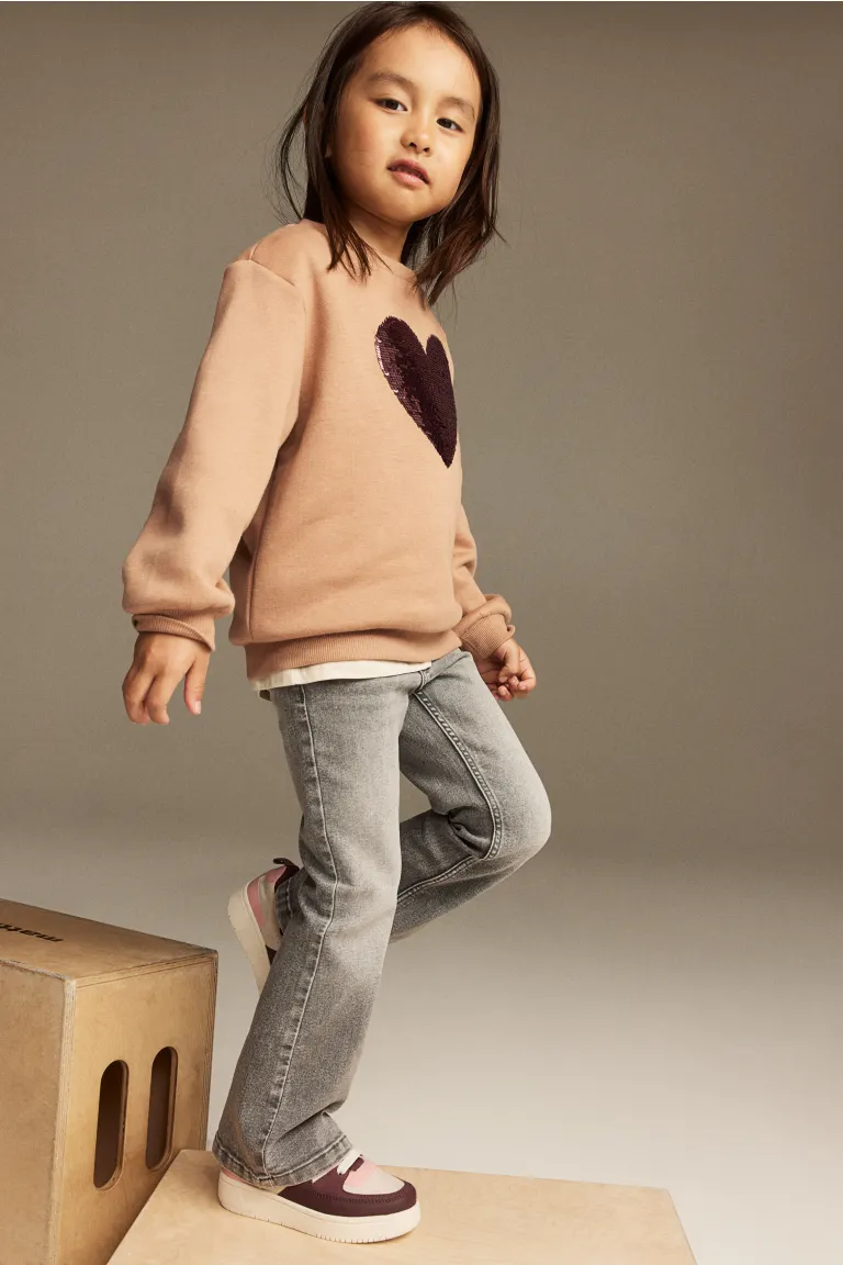 

Толстовка с мотивом H&M, бежевый