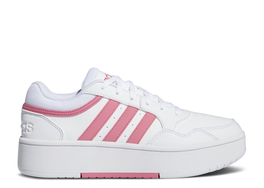 

Кроссовки adidas Wmns Hoops 3.0 Bold Low, цвет White Pink Fusion