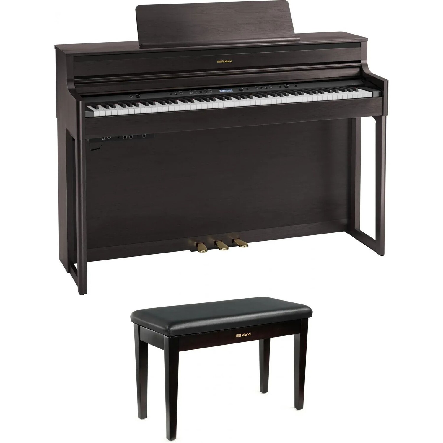 

Цифровое пианино Roland HP704 - тёмное палисандровое дерево