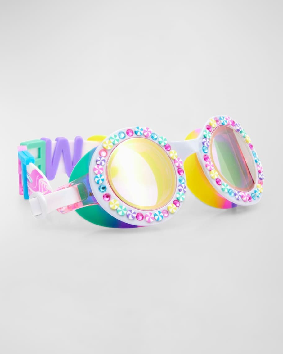 

Детские очки для плавания с радужными лентами Bling2o